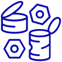 Icône représentant des déchets à recycler