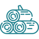 Icône représentant des bûches de bois